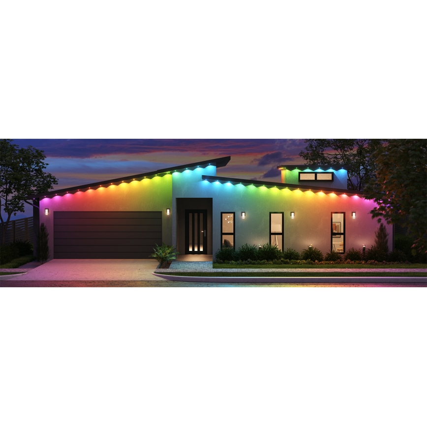 Nanoleaf - LED RGBCW Vanjski svjetlosni niz s mogućnošću prigušivanja 30xLED/2,4W/230V 15m 2200-6500K IP67 Wi-Fi + daljinsko upravljanje