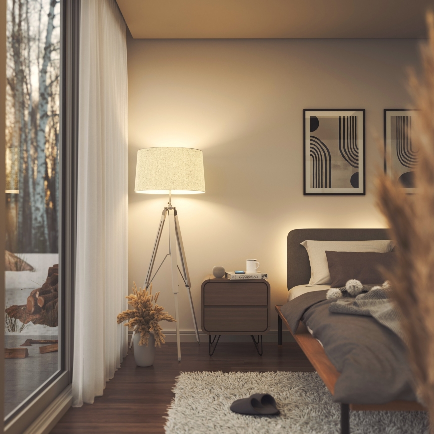 Nanoleaf - SET 2x LED RGBW Dimmabilna žarulja ESSENTIALS MATTER A19 E27/9W/230V 2700-6500K CRI 90 Wi-Fi