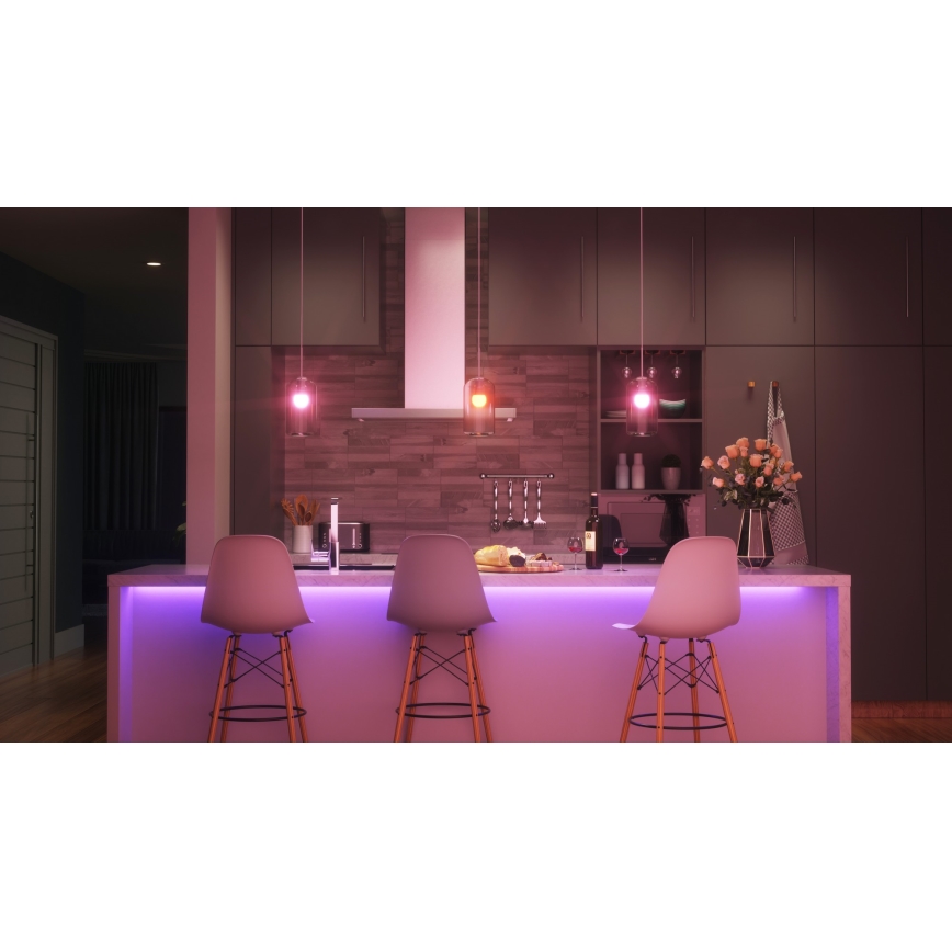 Nanoleaf - SET 4x LED RGBW Dimmabilna žarulja ESSENTIALS MATTER A19 E27/9W/230V 2700-6500K CRI 90 Wi-Fi