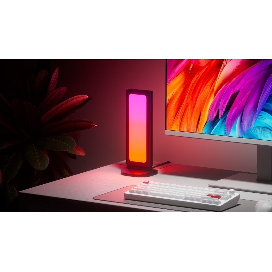 Nanoleaf - LED RGBIC Prigušiva punjiva stolna stanica 5V 2700-6500K crna