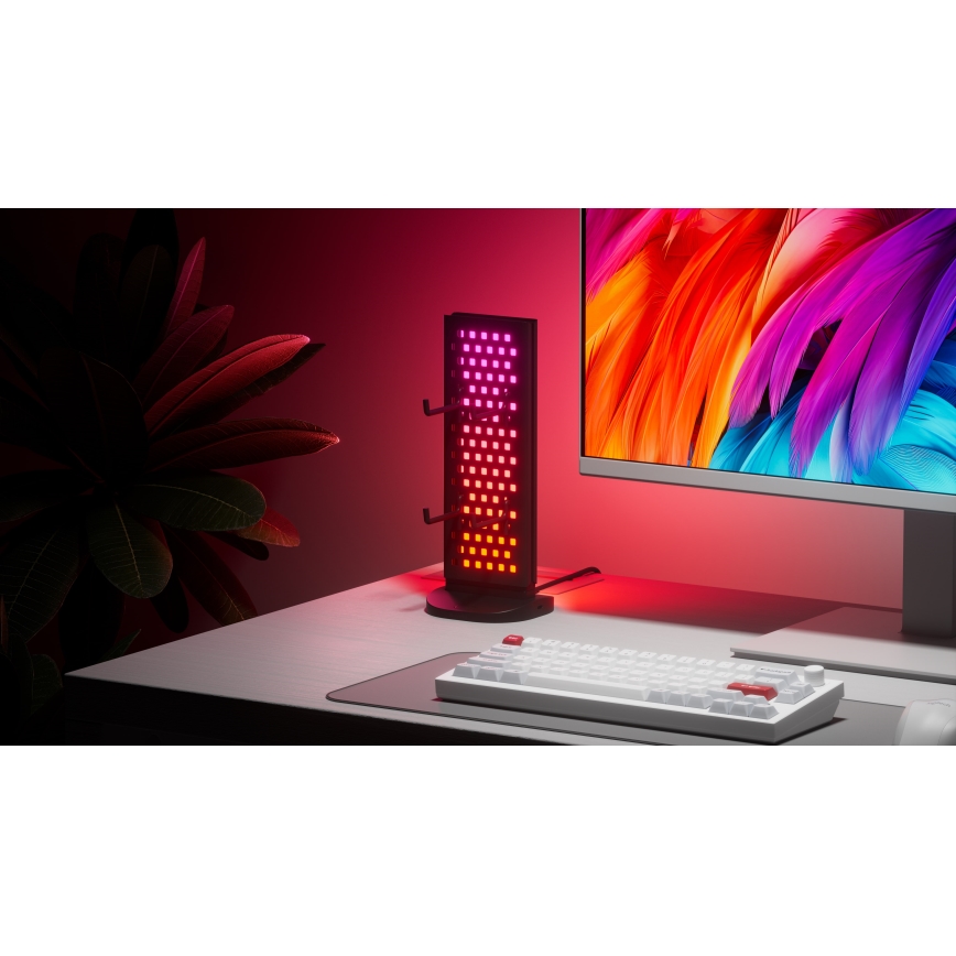 Nanoleaf - LED RGBIC Prigušiva punjiva stolna stanica 5V 2700-6500K crna