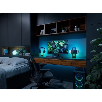 Nanoleaf - LED RGBIC Prigušiva punjiva stolna stanica 5V 2700-6500K crna