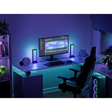 Nanoleaf - LED RGBIC Prigušiva punjiva stolna stanica 5V 2700-6500K crna