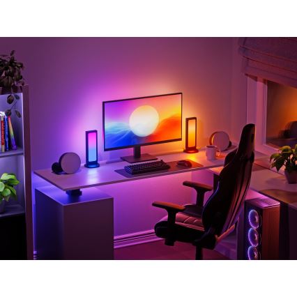 Nanoleaf - LED RGBIC Prigušiva punjiva stolna stanica 5V 2700-6500K crna