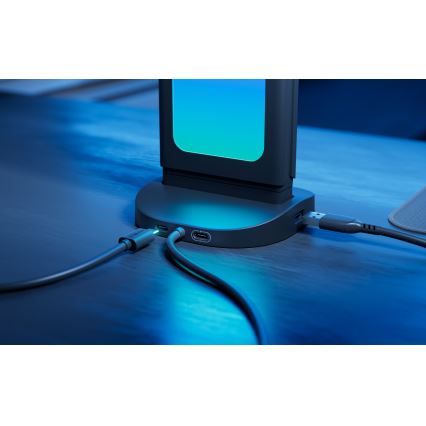 Nanoleaf - LED RGBIC Prigušiva punjiva stolna stanica 5V 2700-6500K crna