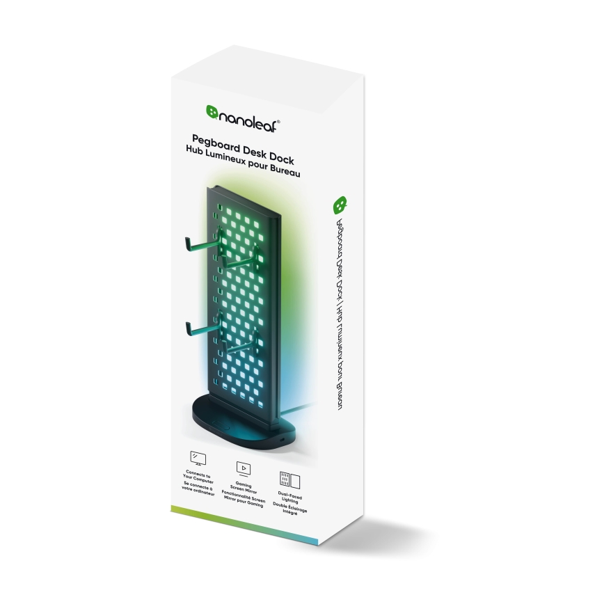 Nanoleaf - LED RGBIC Prigušiva punjiva stolna stanica 5V 2700-6500K crna