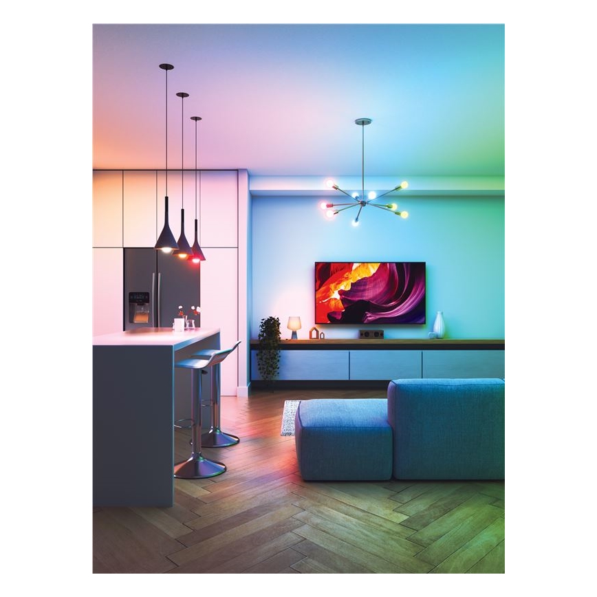 SET 3x LED RGBW Prigušiva žarulja ESSENTIALS A60 E27/8,5W/230V CRI 90 2700-6500K Wi-Fi - Nanoleaf