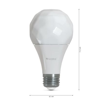 SET 3x LED RGBW Prigušiva žarulja ESSENTIALS A60 E27/8,5W/230V CRI 90 2700-6500K Wi-Fi - Nanoleaf
