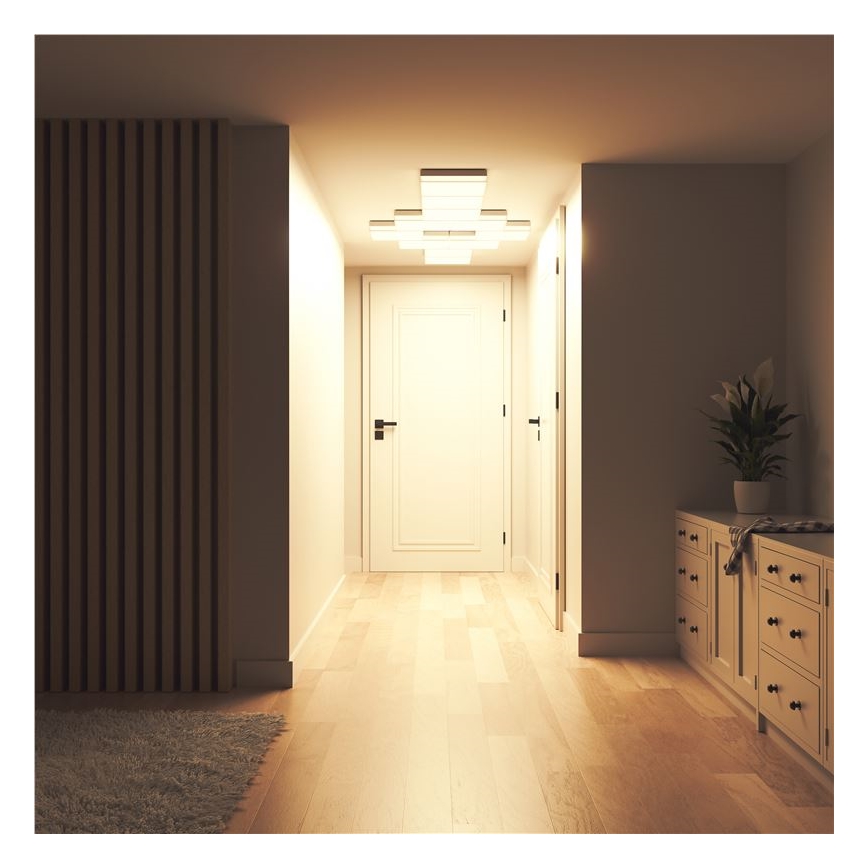 Nanoleaf - Komplet 3x LED RGBW prigušiva stropna svjetiljka SKYLIGHT LED/18W/230V + 2xLED/16W/230V 2700-6500K Wi-Fi