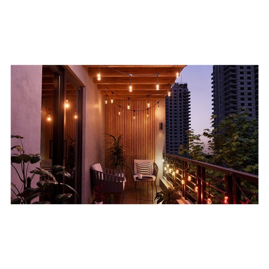 Nanoleaf - LED RGBWIC Prigušivi vanjski lanac GIRLANDA 20xLED 15m 2700-6500K Wi-Fi IP65