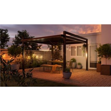 Nanoleaf - LED RGBWIC Prigušivi vanjski lanac GIRLANDA 20xLED 15m 2700-6500K Wi-Fi IP65