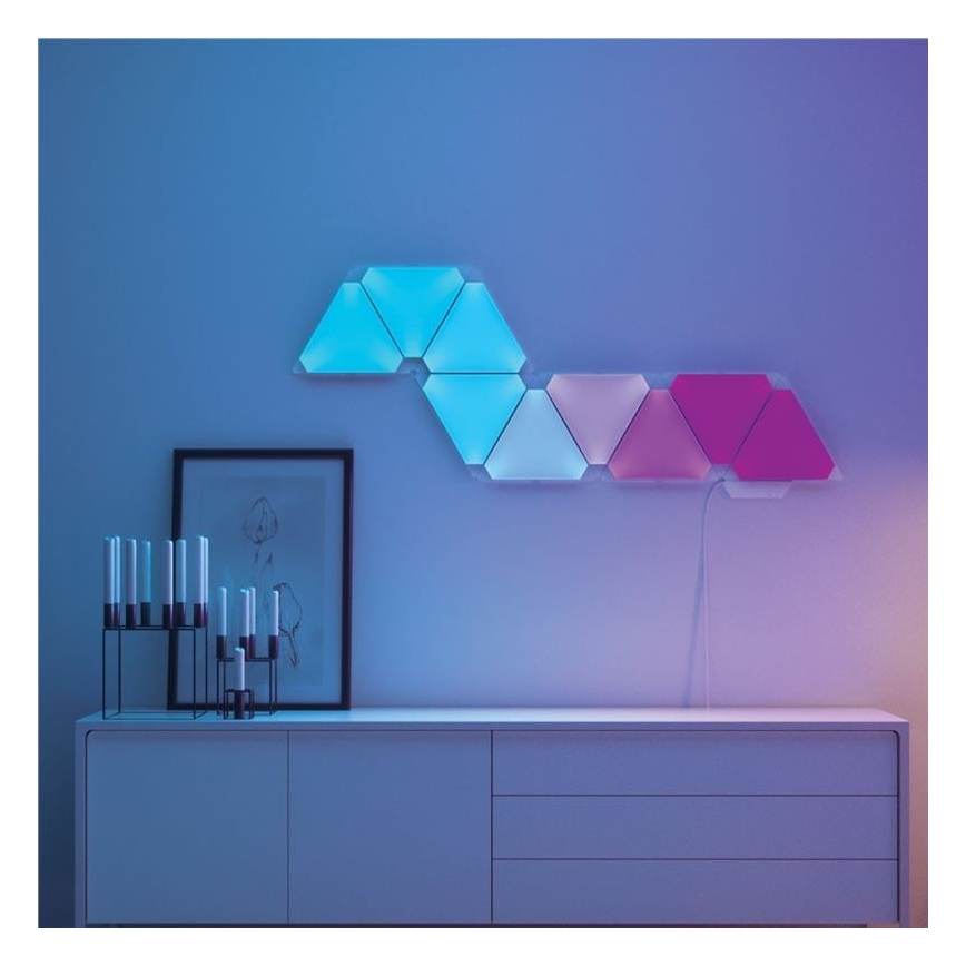 Nanoleaf - SET 15x LED RGB Prigušivi panel RHYTHM LED/2W/230V Wi-Fi
