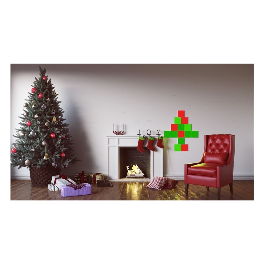 Nanoleaf - SET 4x LED RGB Prigušivi panel CANVAS LED/1W/230V Wi-Fi