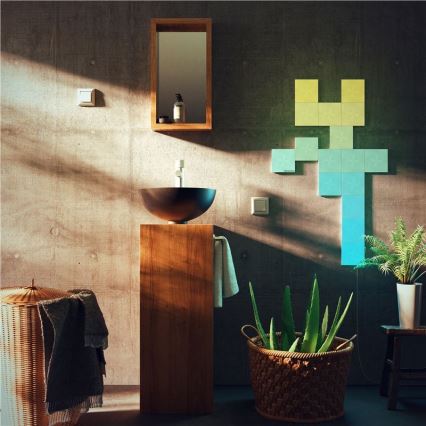 Nanoleaf - SET 9x LED RGB Prigušivi panel CANVAS LED/1W/230V 1200-6500K Wi-Fi