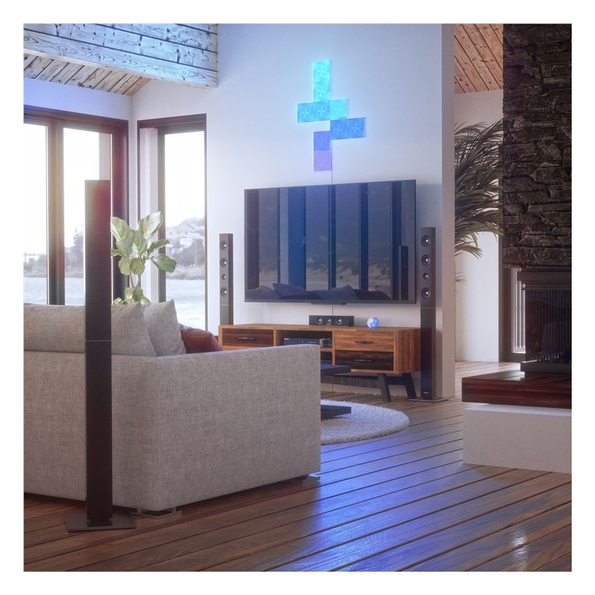 Nanoleaf - SET 9x LED RGB Prigušivi panel CANVAS LED/1W/230V 1200-6500K Wi-Fi