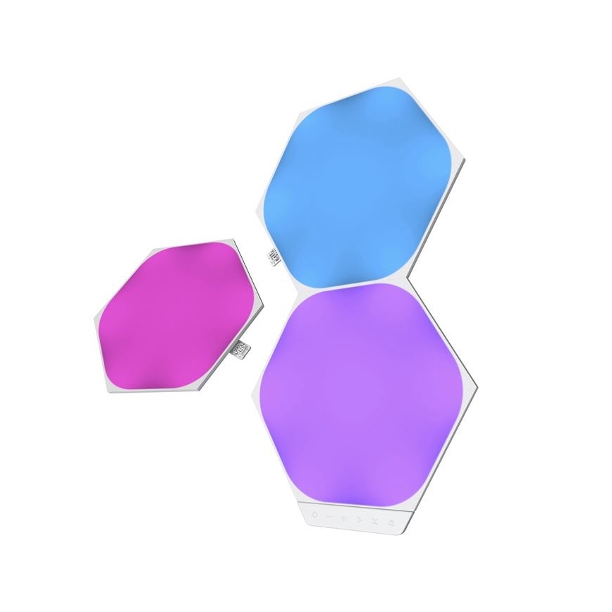 Nanoleaf - SET 3x LED RGB Prigušivi panel HEXAGON LED/2W/230V Wi-Fi