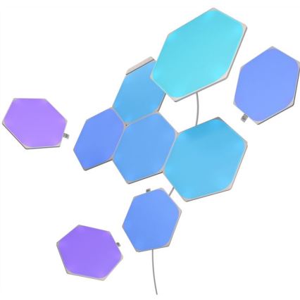Nanoleaf - SET 9x LED RGB Prigušivi panel SHAPES HEXAGON LED/2W/230V 1200-6500K Wi-Fi