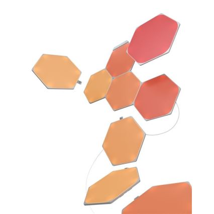 Nanoleaf - SET 9x LED RGB Prigušivi panel SHAPES HEXAGON LED/2W/230V 1200-6500K Wi-Fi