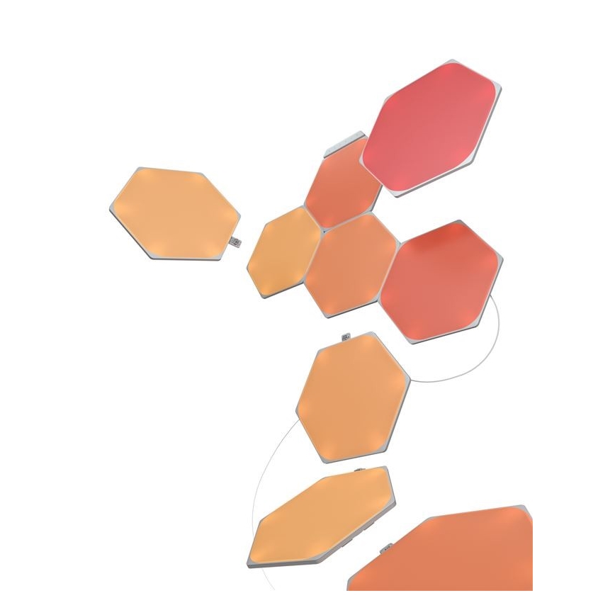 Nanoleaf - SET 9x LED RGB Prigušivi panel SHAPES HEXAGON LED/2W/230V 1200-6500K Wi-Fi