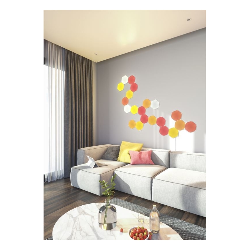 Nanoleaf - SET 9x LED RGB Prigušivi panel SHAPES HEXAGON LED/2W/230V 1200-6500K Wi-Fi
