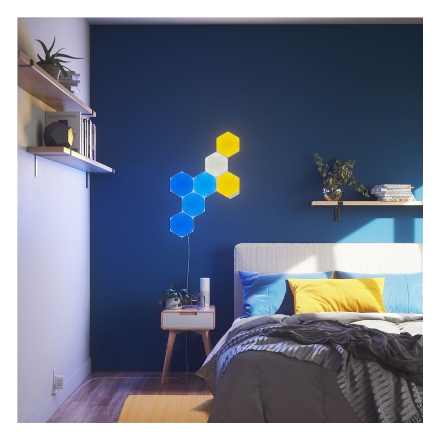 Nanoleaf - SET 9x LED RGB Prigušivi panel SHAPES HEXAGON LED/2W/230V 1200-6500K Wi-Fi