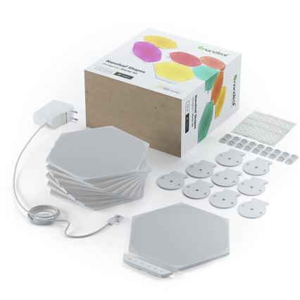 Nanoleaf - SET 9x LED RGB Prigušivi panel SHAPES HEXAGON LED/2W/230V 1200-6500K Wi-Fi