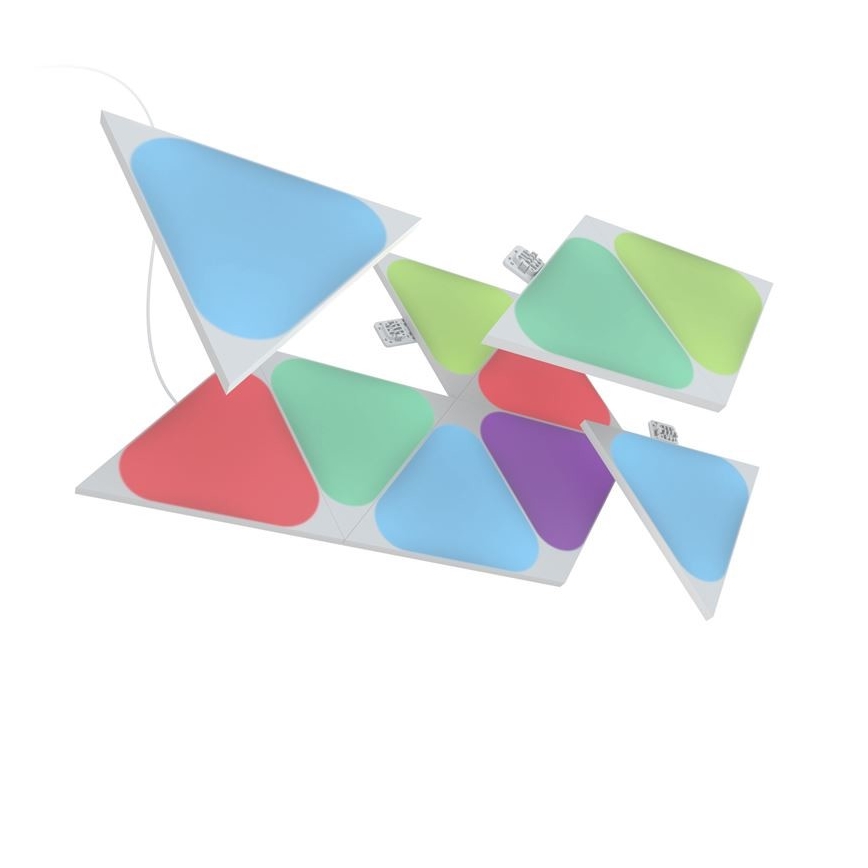 Nanoleaf - SET za proširenje 10x LED RGB Prigušivi panel TRIANGLES LED/0,5/230V Wi-Fi