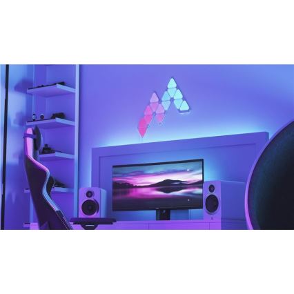 Nanoleaf - SET za proširenje 10x LED RGB Prigušivi panel TRIANGLES LED/0,5/230V Wi-Fi