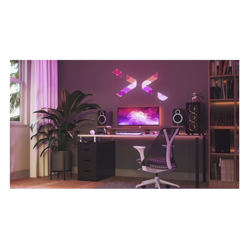 Nanoleaf - SET za proširenje 10x LED RGB Prigušivi panel TRIANGLES LED/0,5/230V Wi-Fi