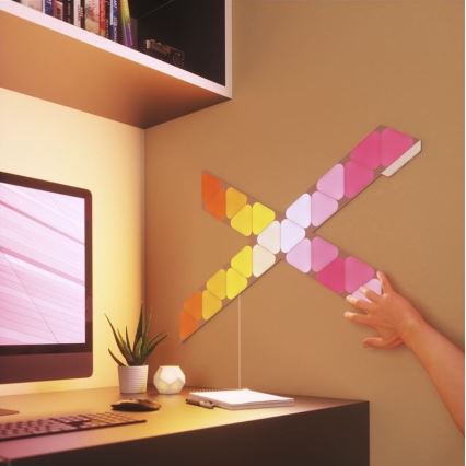 Nanoleaf - SET za proširenje 10x LED RGB Prigušivi panel TRIANGLES LED/0,5/230V Wi-Fi