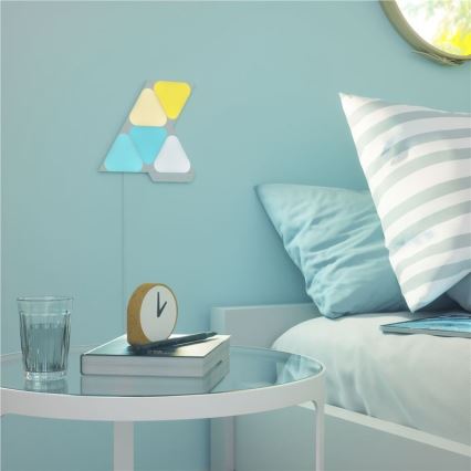 Nanoleaf - SET 5x LED RGB Prigušivi panel TRIANGLES LED/0,5W/230V 1200-6500K Wi-Fi