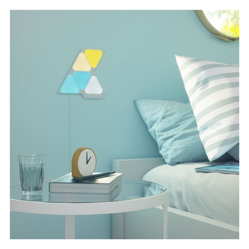 Nanoleaf - SET 5x LED RGB Prigušivi panel TRIANGLES LED/0,5W/230V 1200-6500K Wi-Fi