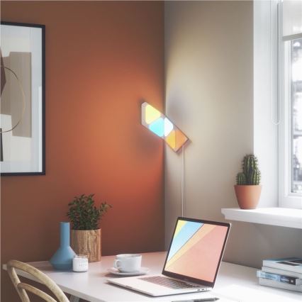 Nanoleaf - SET 5x LED RGB Prigušivi panel TRIANGLES LED/0,5W/230V 1200-6500K Wi-Fi