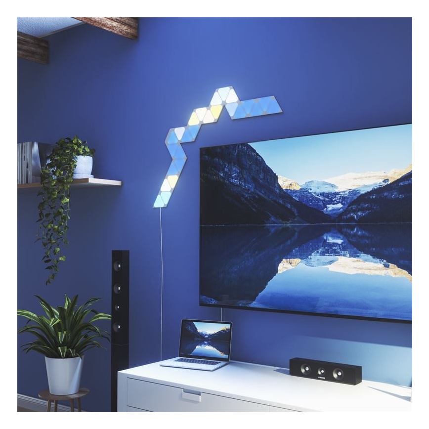Nanoleaf - SET 5x LED RGB Prigušivi panel TRIANGLES LED/0,5W/230V 1200-6500K Wi-Fi