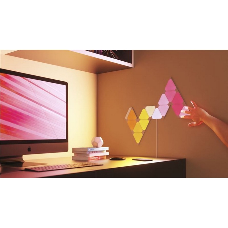 Nanoleaf - SET 5x LED RGB Prigušivi panel TRIANGLES LED/0,5W/230V 1200-6500K Wi-Fi