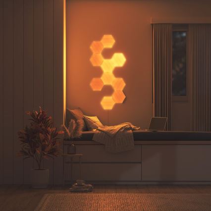 Nanoleaf - SET 3x LED Prigušivi panel HEXAGONS LED/2W/230V Wi-Fi