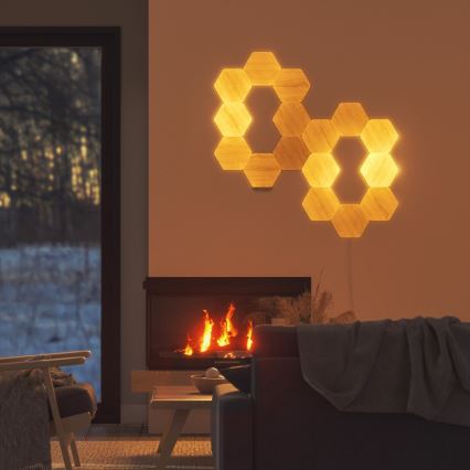 Nanoleaf - SET 13x LED Prigušivi panel HEXAGONS LED/2W/230V Wi-Fi