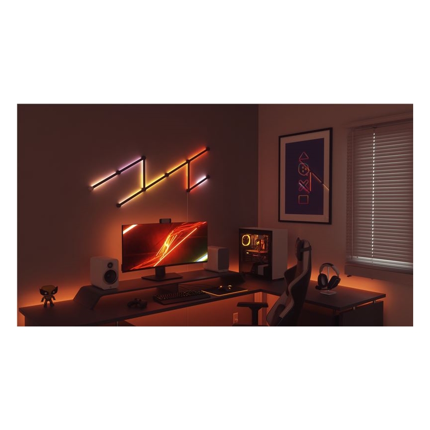 Nanoleaf - Set pokrova za lajsnu LINES 9 kom crna mat
