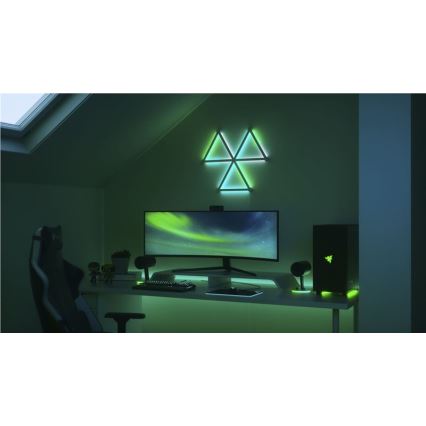 Nanoleaf - SET 9x LED RGBW Prigušiva lajsna LINES LED/2W/230V 1200-6000K Wi-Fi