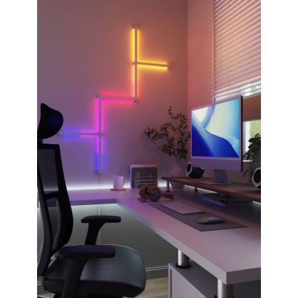 Nanoleaf - SET 4x LED RGBW Prigušiva lajsna LINES LED/2W/230V 1200-6000K Wi-Fi