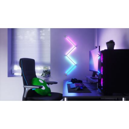 Nanoleaf - SET 4x LED RGBW Prigušiva lajsna LINES LED/2W/230V 1200-6000K Wi-Fi