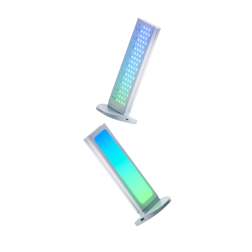 Nanoleaf - LED RGBIC prigušiva stolna stanica za punjenje 3 u 1 5V 2700-6500K bijela