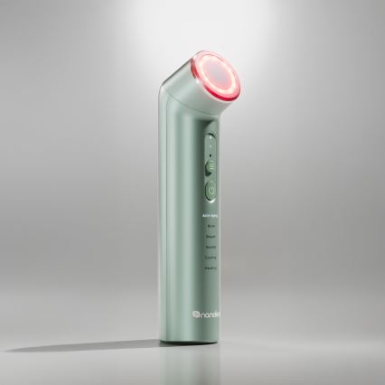 Nanoleaf - LED ultrazvučni uređaj za pomlađivanje lica 6 u 1, 5W/2500 mAh, mint zelene boje