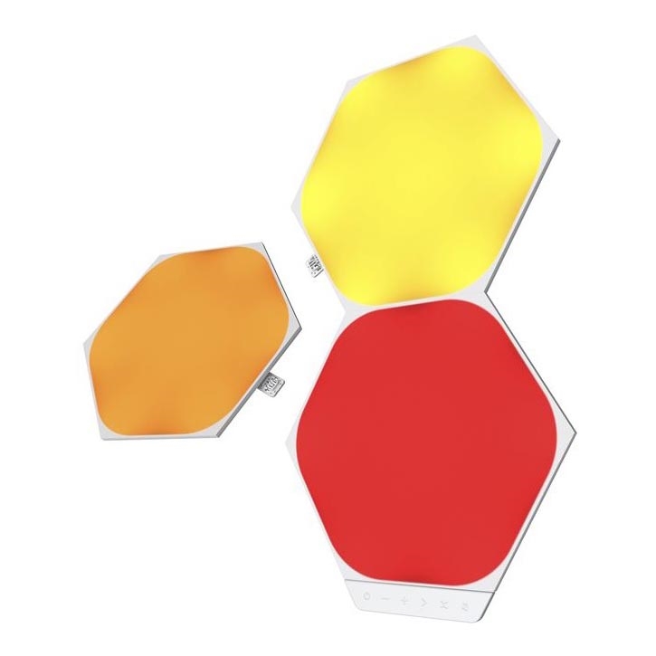 Nanoleaf - SET 3x LED RGB Prigušivi panel HEXAGON LED/2W/230V Wi-Fi