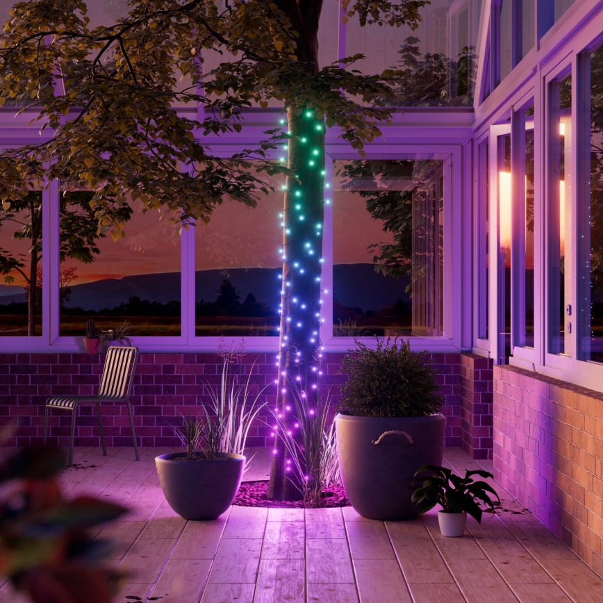 Nanoleaf - LED RGBW Vanjske božićne lampice ESSENTIALS 300xLED 2x12m 2700-6500K Wi-Fi IP67
