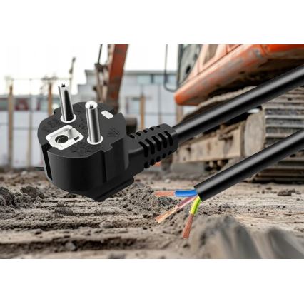 Napajajući kabel 3 m, 230 V, crne boje