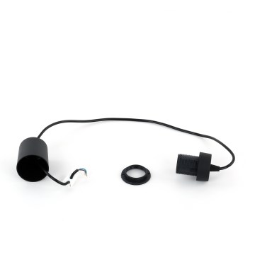 Napajajući kabel EDI 1xE27/60W/230V 90 cm crni