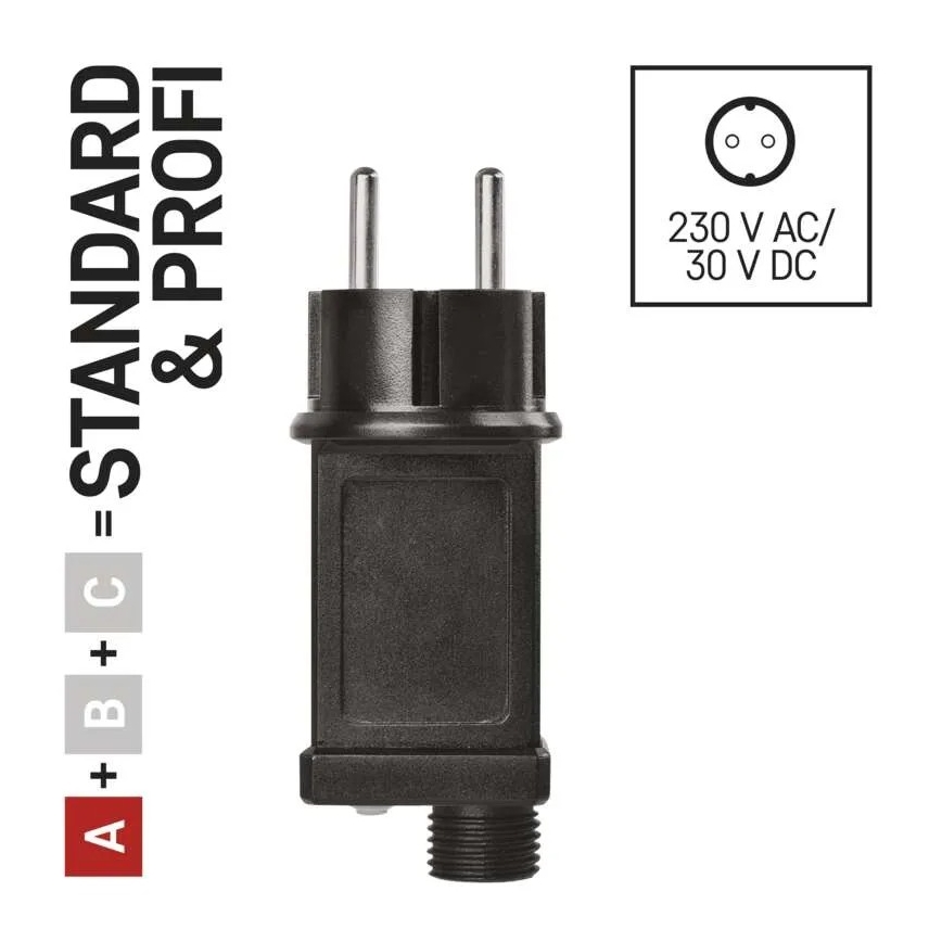 Napajanje za božićne spojne lampice 12W/230V IP44