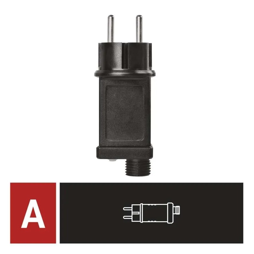 Napajanje za božićne spojne lampice 12W/230V IP44
