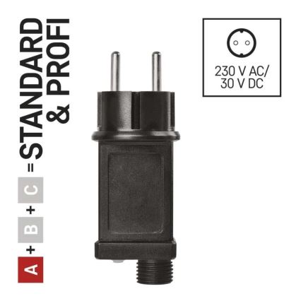 Napajanje za spajanje božićnih lampica 230V IP44